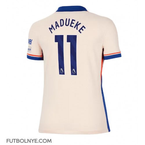 Camiseta Chelsea Noni Madueke #11 Visitante Equipación para mujer 2024-25 manga corta